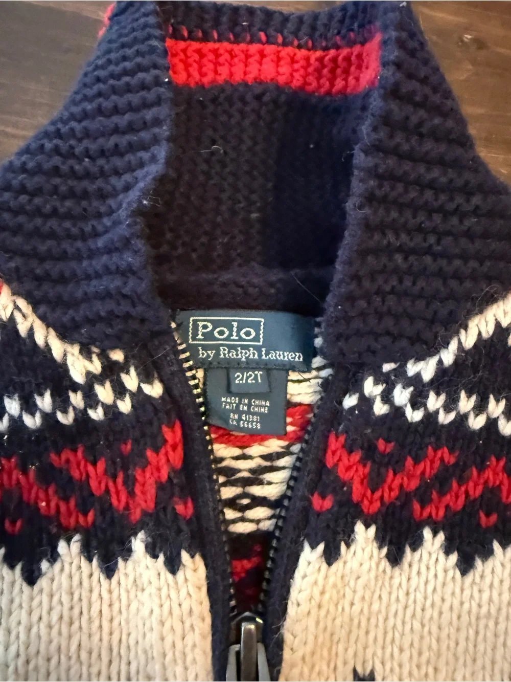 Vintage Polo Ralph Lauren Cowichan Sweater RARE 2T